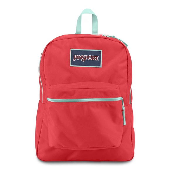 bright blue jansport backpack